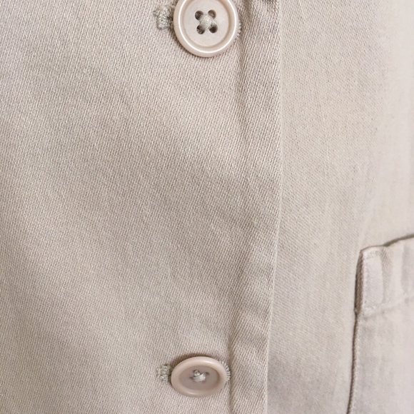 $218 NEW Eileen Fisher Organic Cotton Garment-Dyed Utility Blazer jacket XXS - Picture 10 of 10